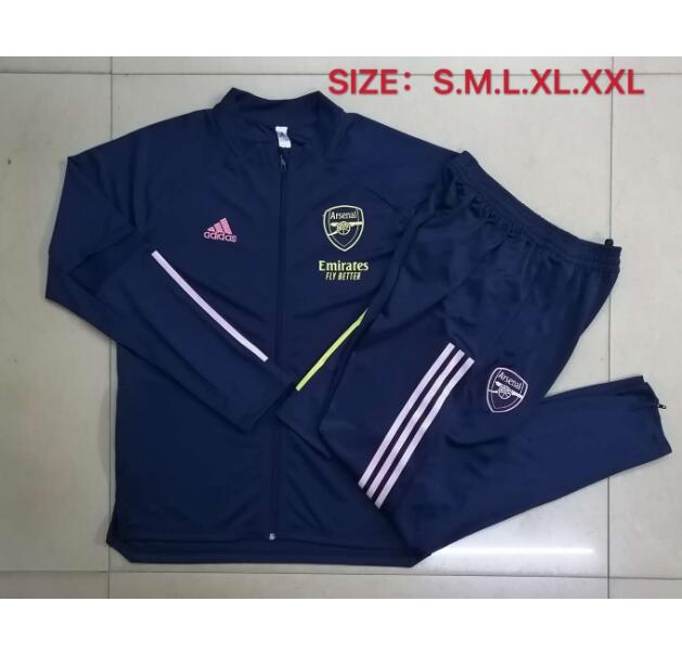 Arsenal Dark Blue Training Jacket with Pants 2020/21